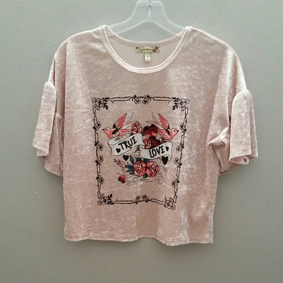 Speechless Tops - Speechless true love crop top